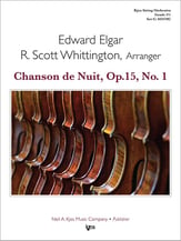 Chanson de Nuit, Op. 15, No. 1 Orchestra sheet music cover